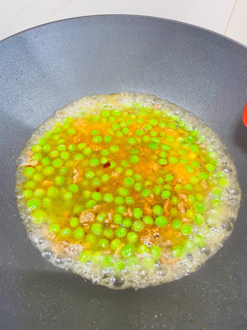 15分钟快手菜：烂肉豌豆的做法 步骤10