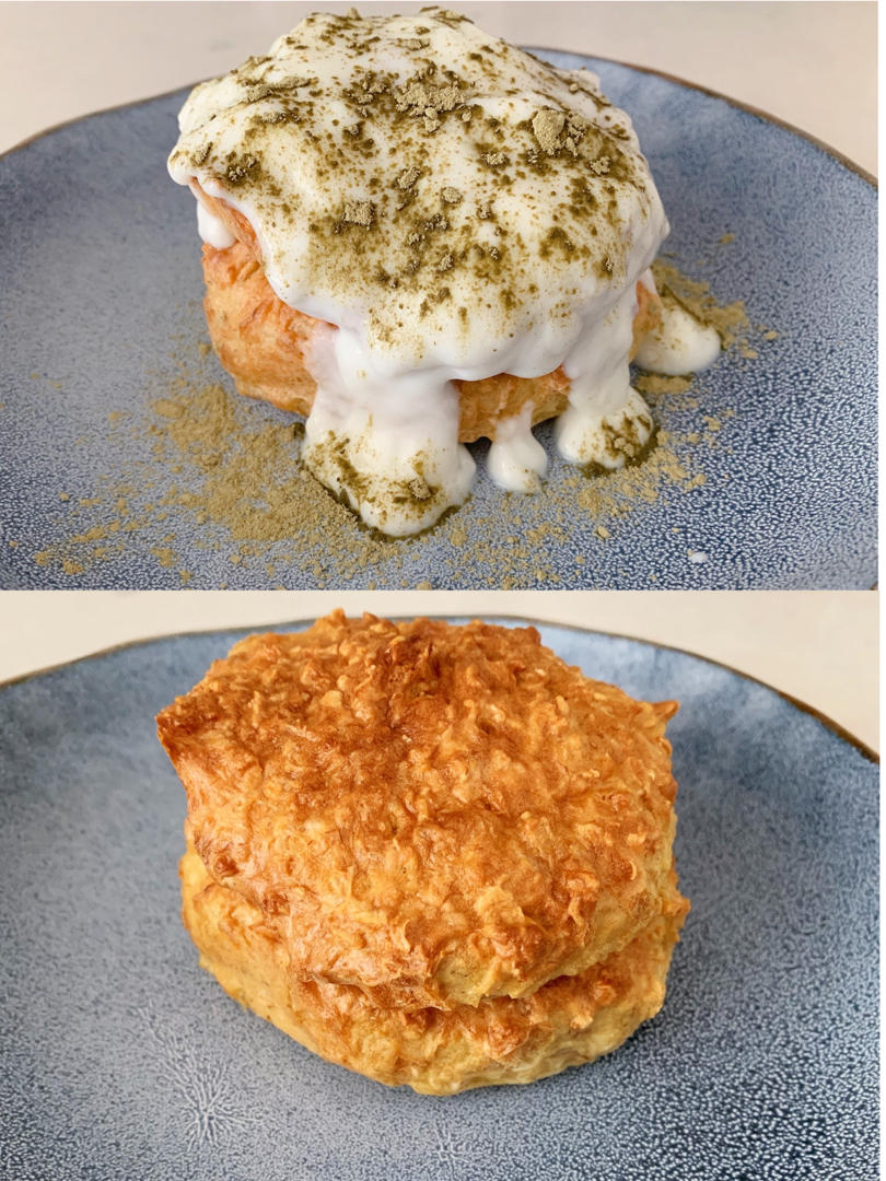 减脂食谱45｜豆乳燕麦厚松饼🥞0糖油·0面粉·免烤