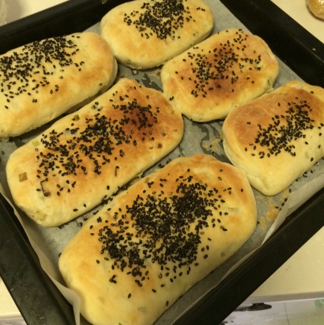 葱香油酥烧饼