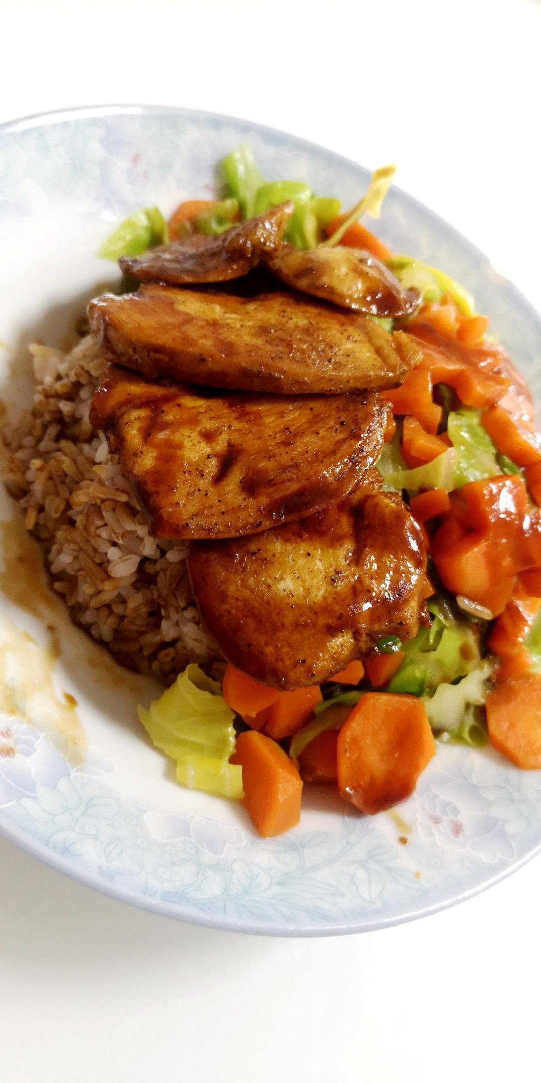 照烧鸡腿饭