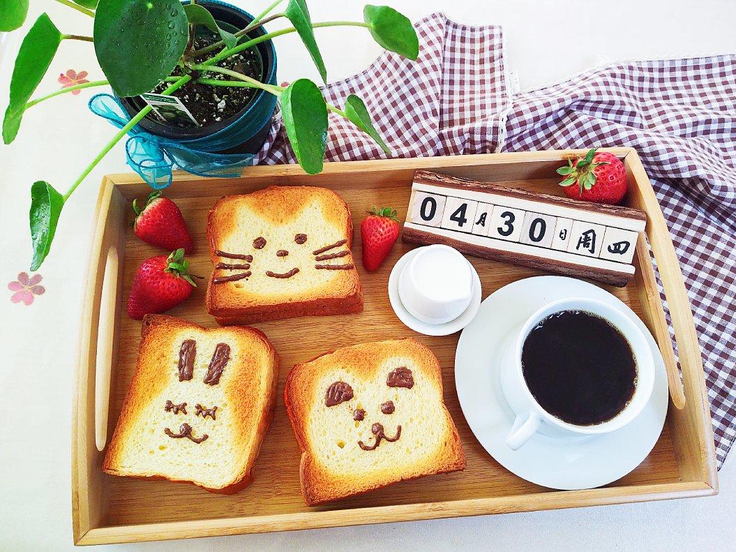 可爱到犯规的手绘烤吐司🍞巨简单❗️孩子最爱❗️