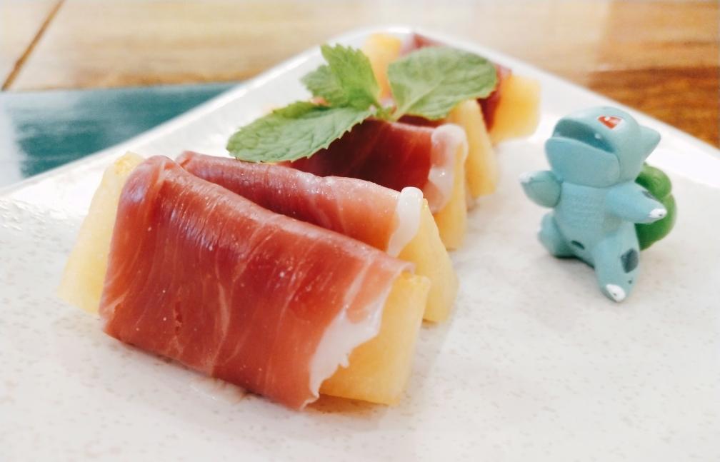 适合夏天的火腿哈密瓜