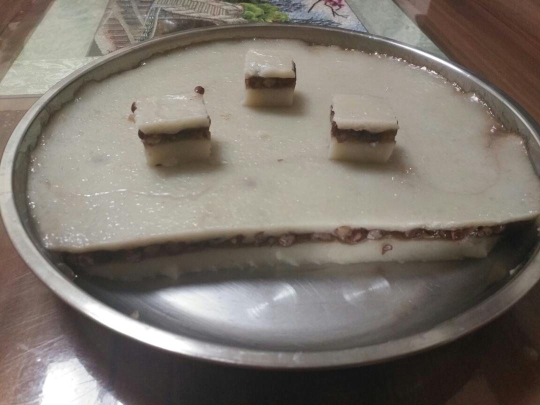 椰汁红豆糕(马蹄粉版)