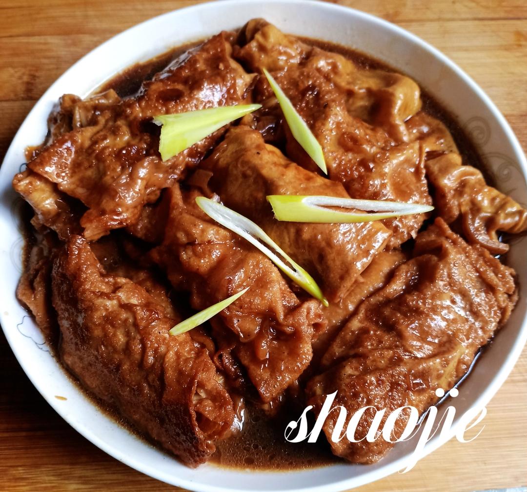 豆腐皮包肉