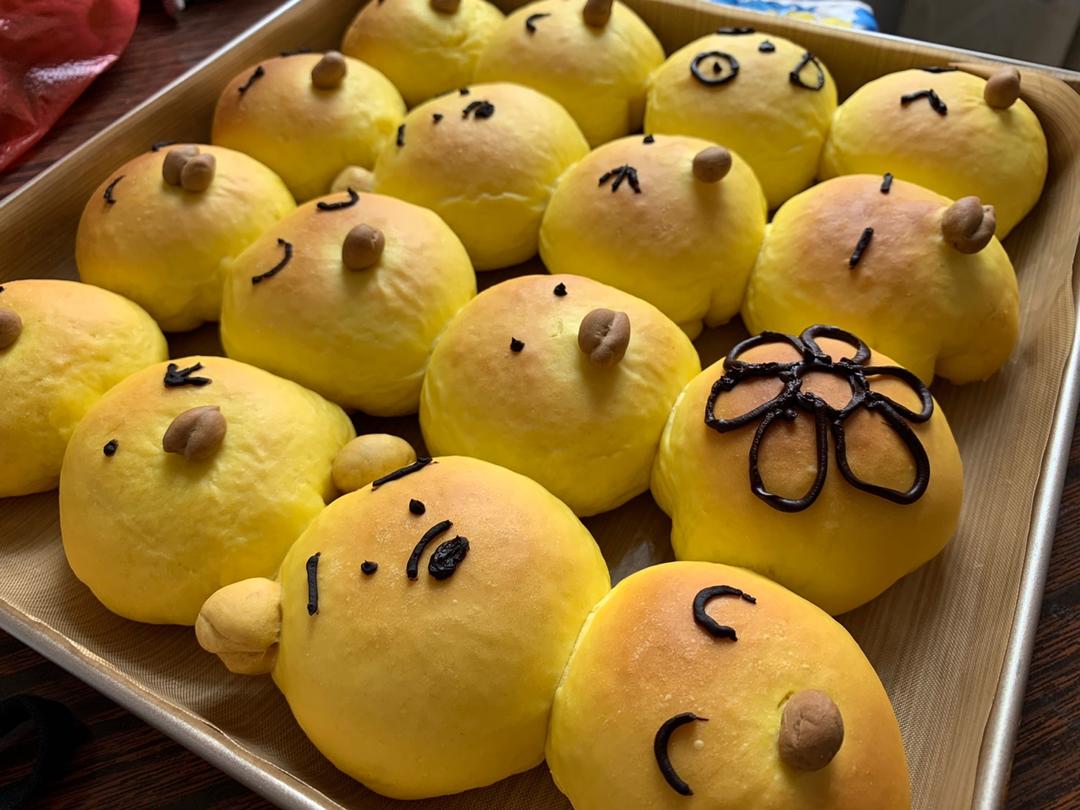 低糖奶香南瓜馅面包（孕妇、减肥食谱）