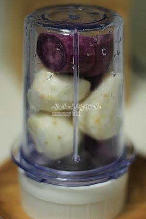 香芋紫薯泥的做法 步骤2