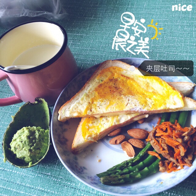 一片面包的三明治