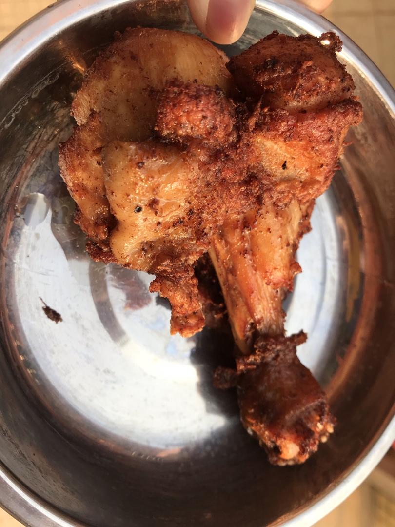 大肥煤做的港式茶餐厅序列生炸鸡腿