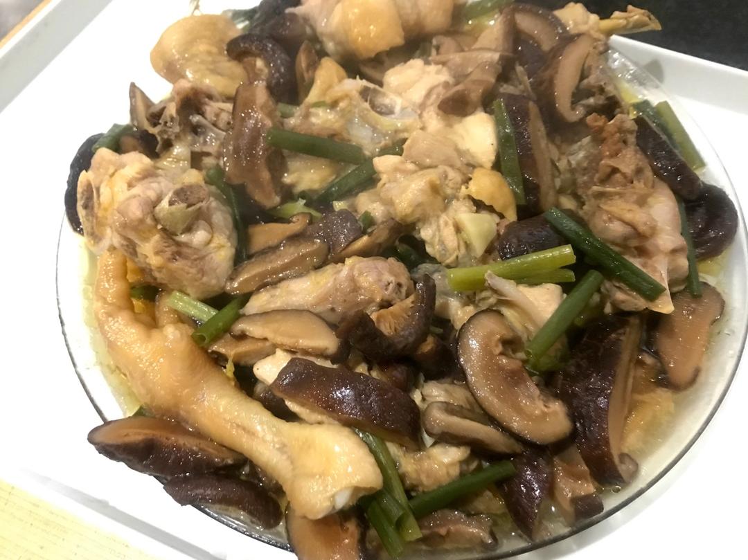 香菇蒸滑鸡~最简单做法