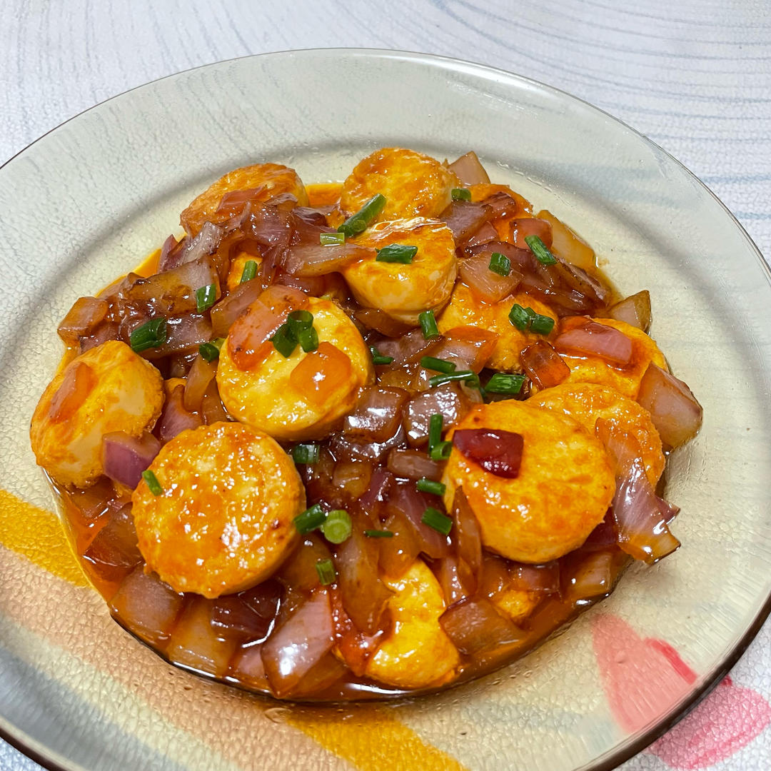 老人孩子都爱的——香煎日本豆腐