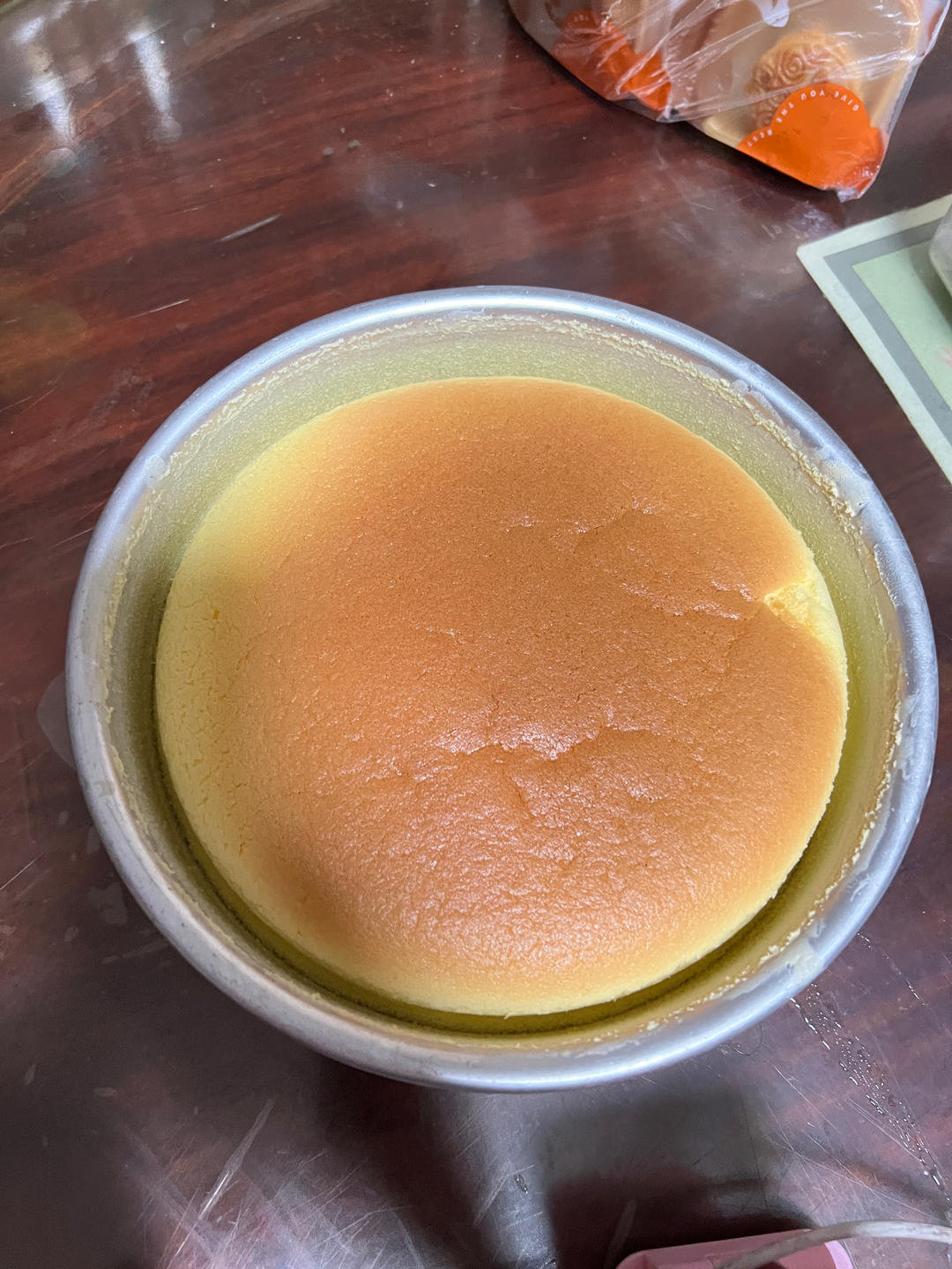 8寸轻乳酪蛋糕不开裂不缩腰