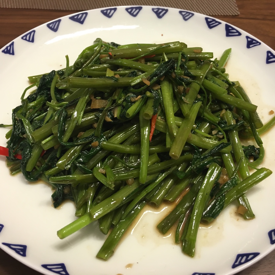 【曼食慢语】虾酱空心菜