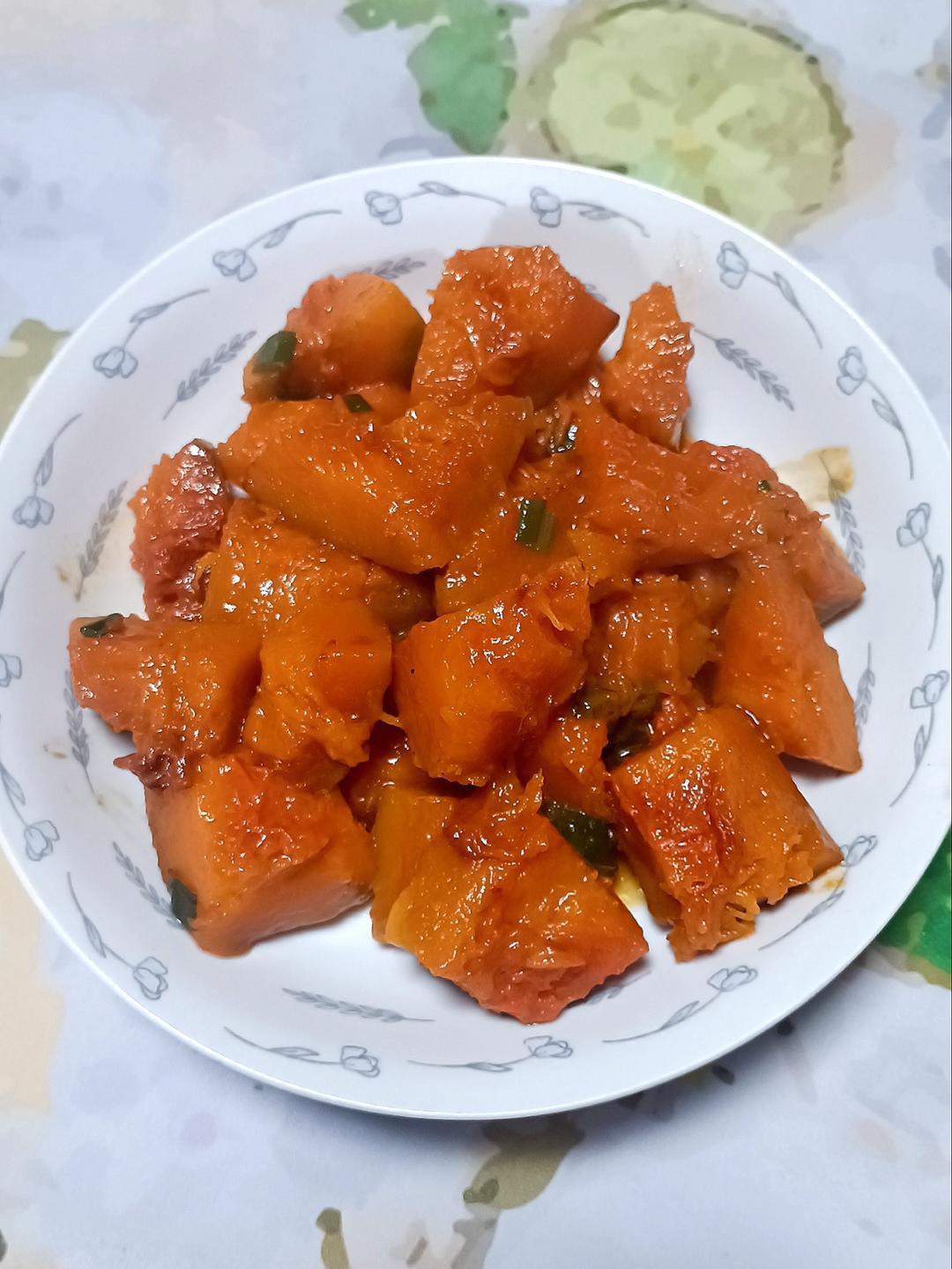 原来这么好吃的炒南瓜