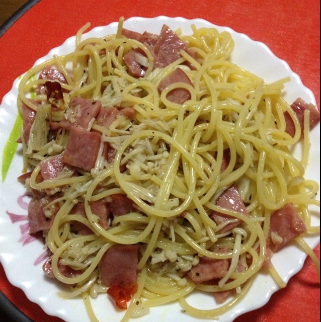 蘑菇意面 - Spaghetti with Mushroom & Parsley
