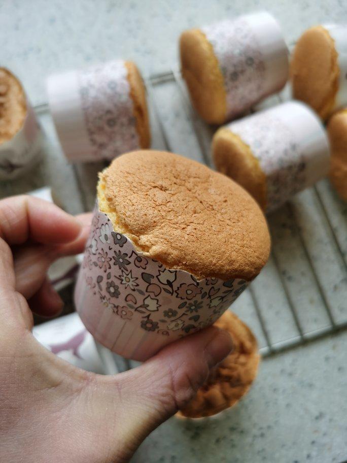 纸杯蛋糕 8寸戚风蛋糕的量