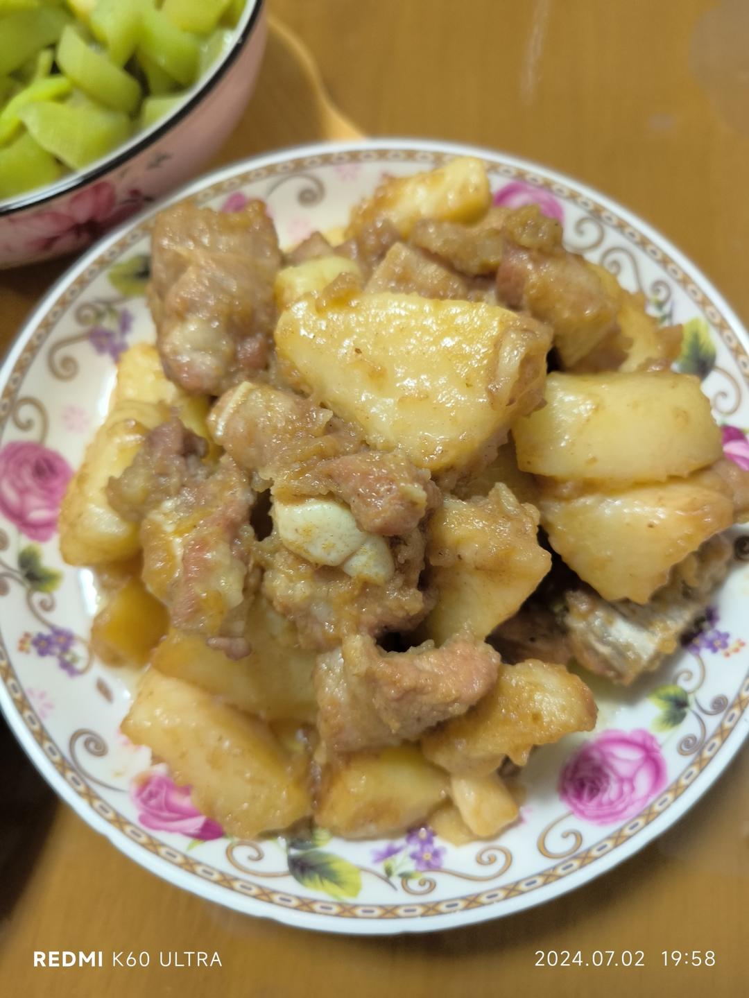米饭杀手之土豆焖排骨