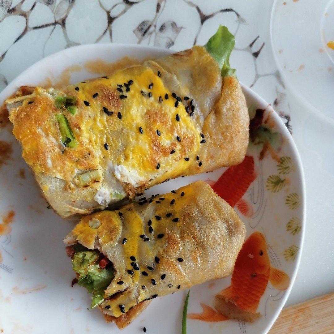 平底锅煎饼果子