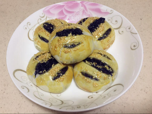 紫米馅老婆饼超快手（不用出膜不用醒面）