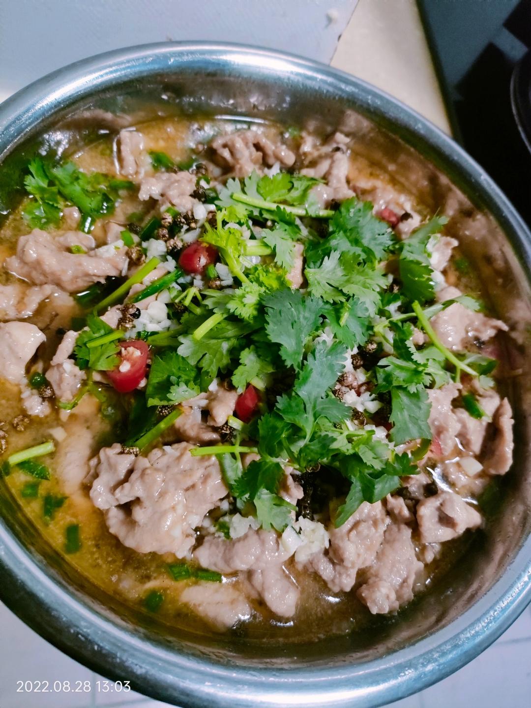 水煮肉片（肯定不翻车）