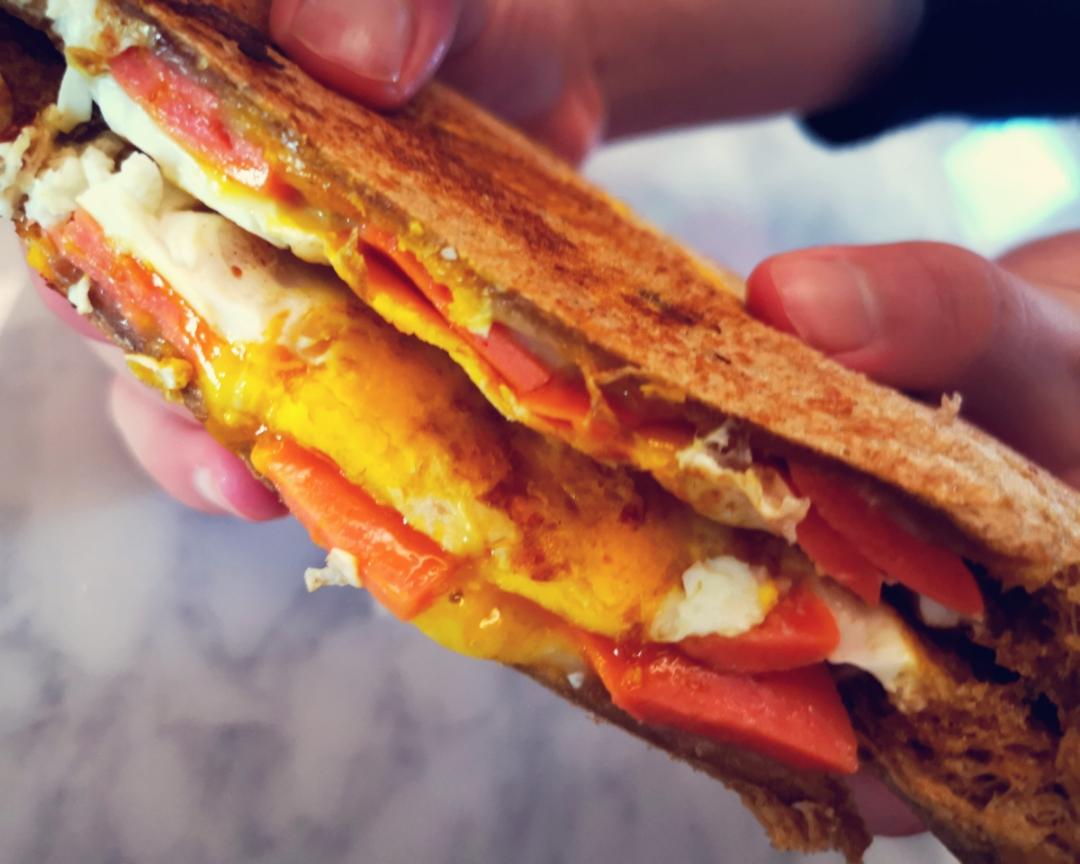 快手早餐：一片吐司三明治