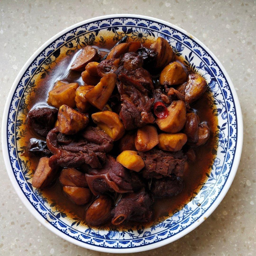 板栗烧鸡家常简单版！