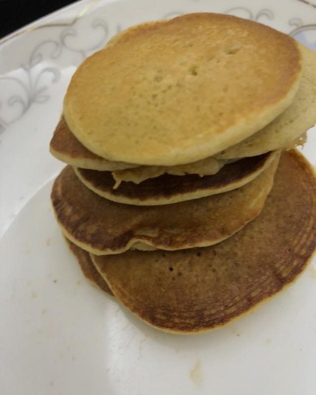 【辅食】不加泡打粉的香蕉松饼