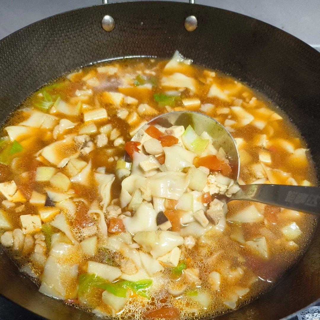 新疆羊肉汤饭（面片儿）