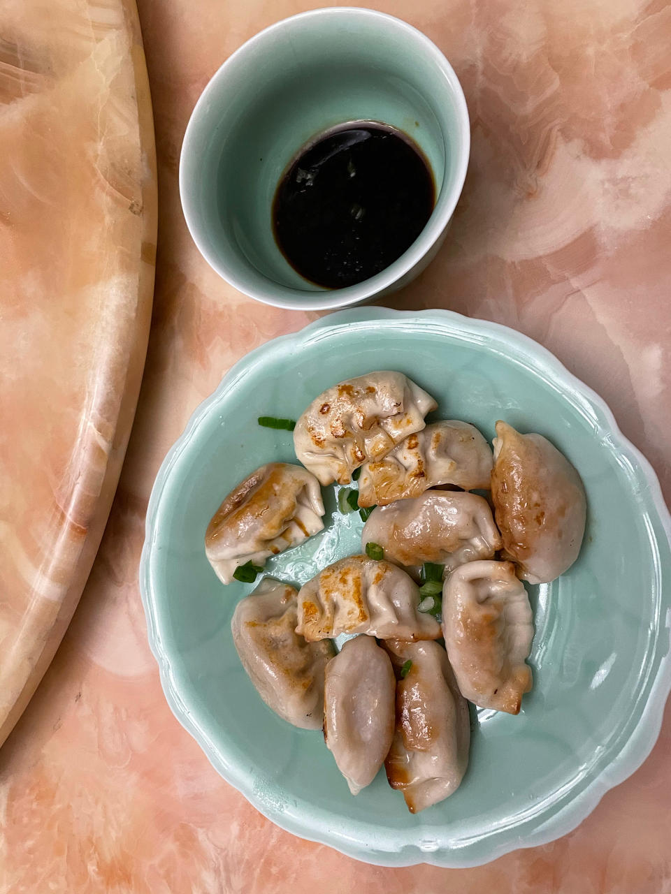 速冻饺子版煎饺