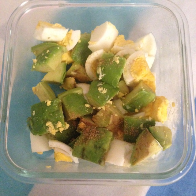 早餐之牛油果鸡蛋沙拉