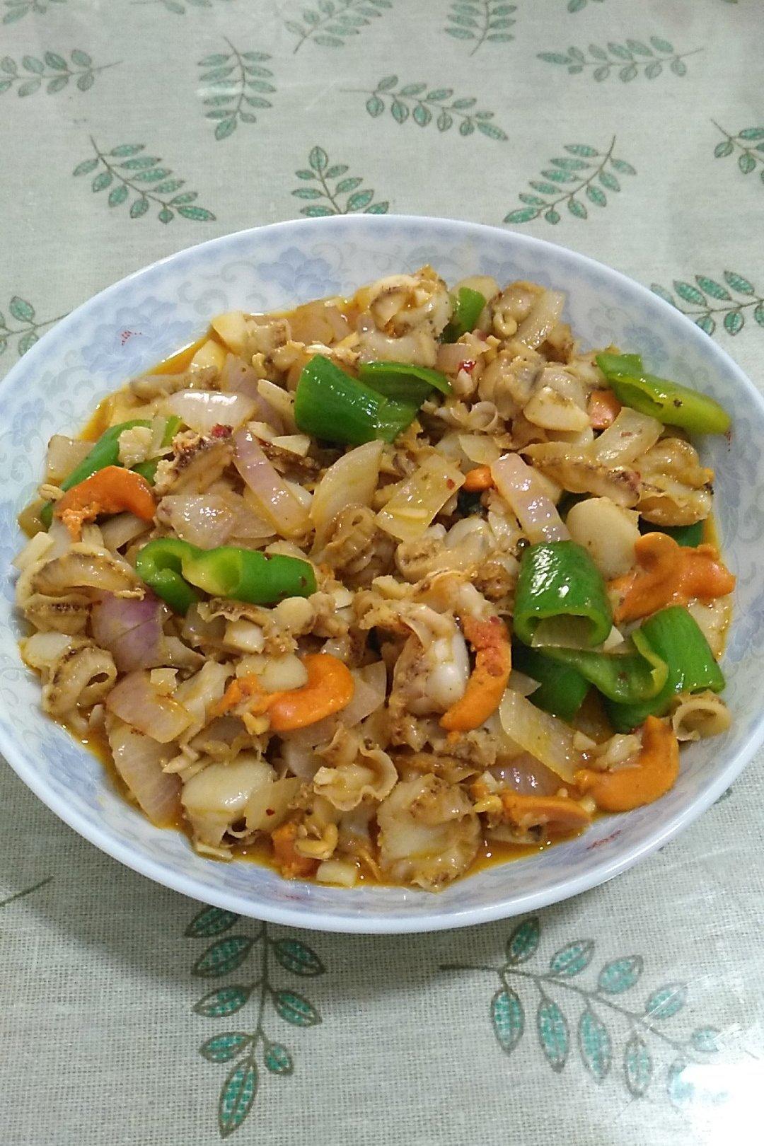 爆炒扇贝（超简洁）