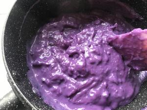 软糯香甜❗️超好吃紫薯牛奶小方的做法 步骤8