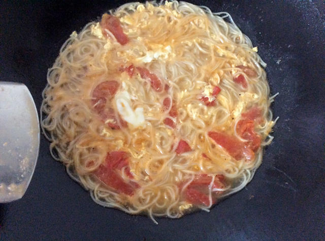 简单早饭西红柿鸡蛋挂面