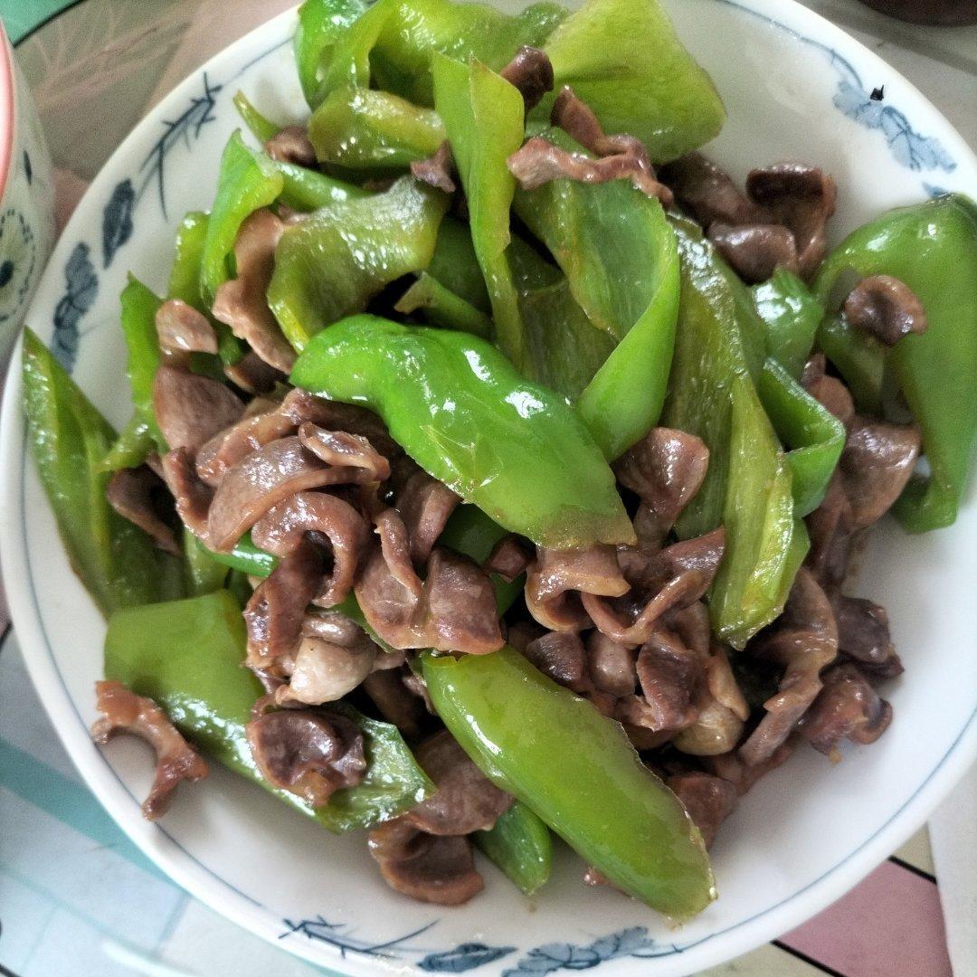辣椒炒鸡胗（家常简易）