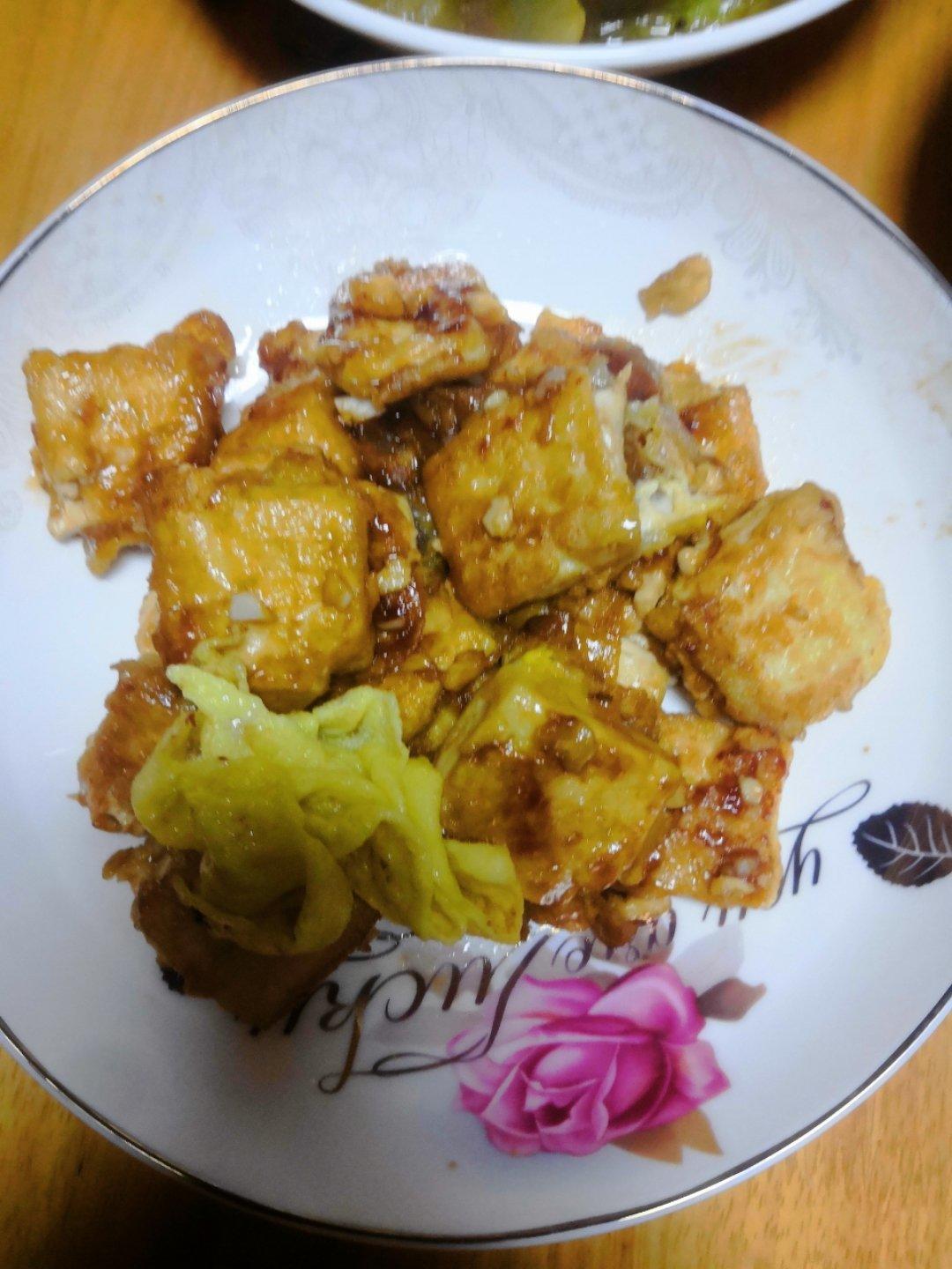 无敌好吃的香煎豆腐