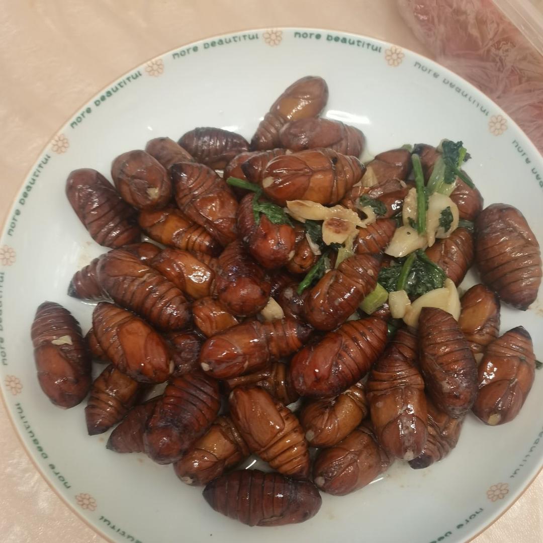 祖传蒜香蚕蛹