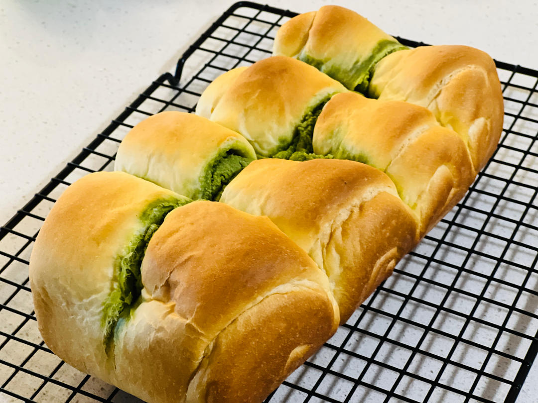 抹茶奶酥土司