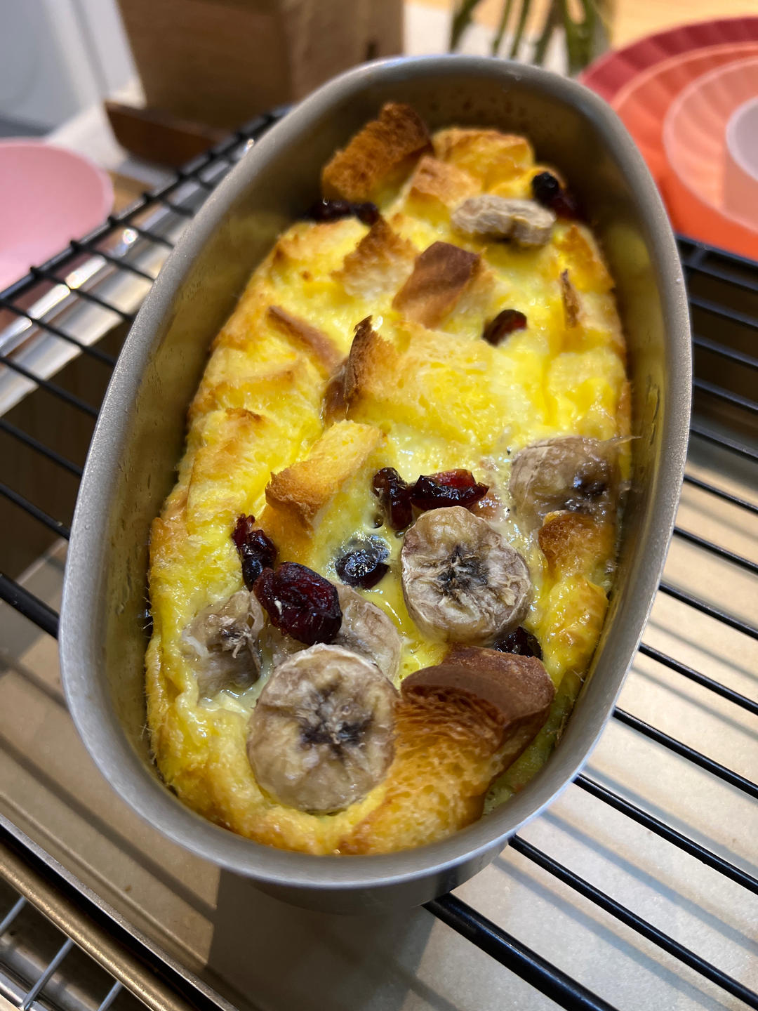 香蕉吐司蛋奶布丁