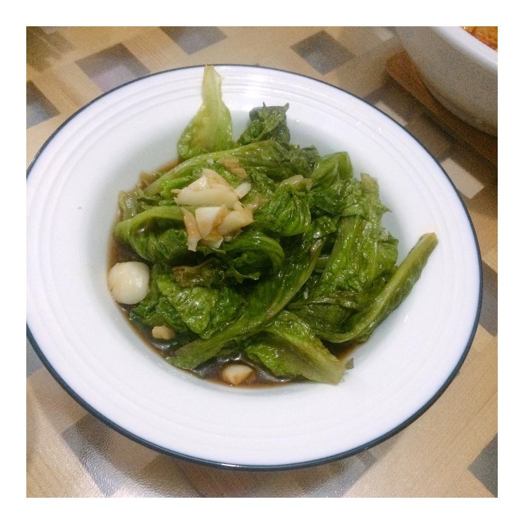 #从生菜通心菜入手教你炒出青爽脆绿的叶菜#