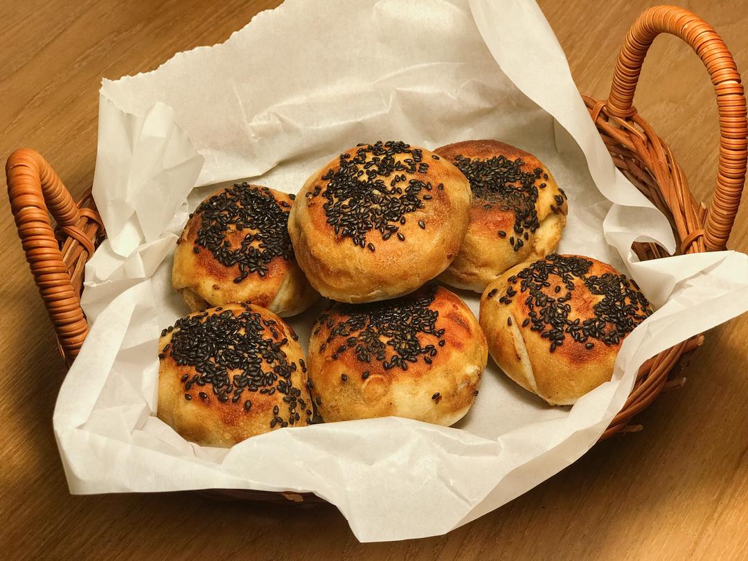 芝麻酱烧饼（烤箱版）
