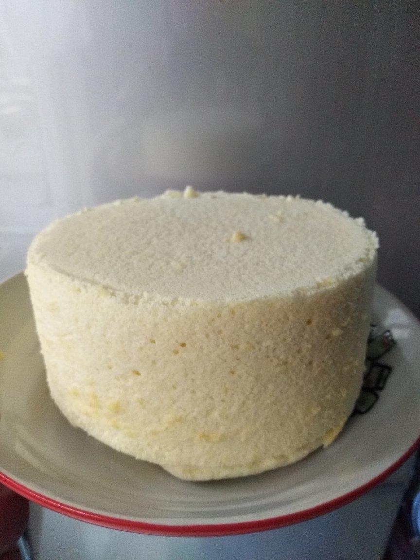 超好吃不甜腻的绵密6寸蒸酸奶蛋糕