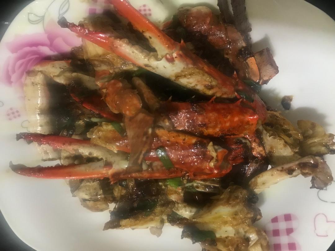 葱姜炒梭子蟹