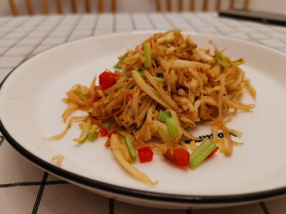 干煸手撕杏鲍菇