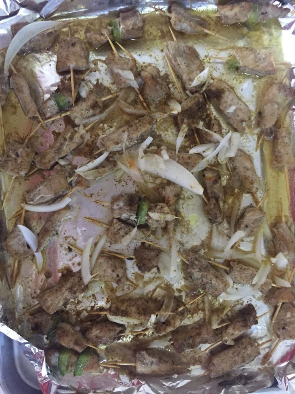 烤牙签五花肉