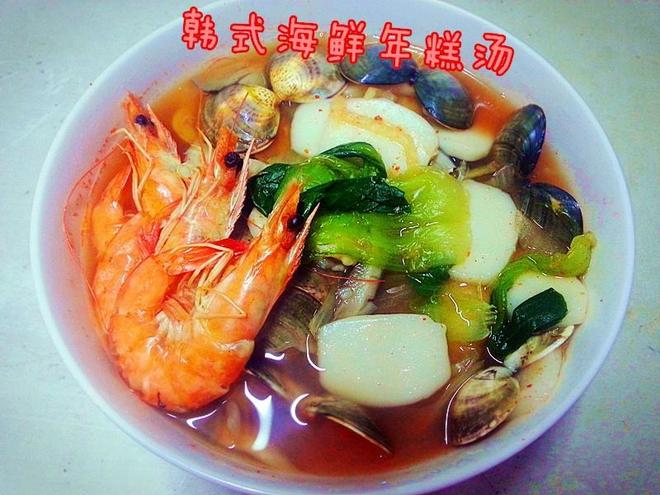 韩式辣海鲜年糕汤的做法