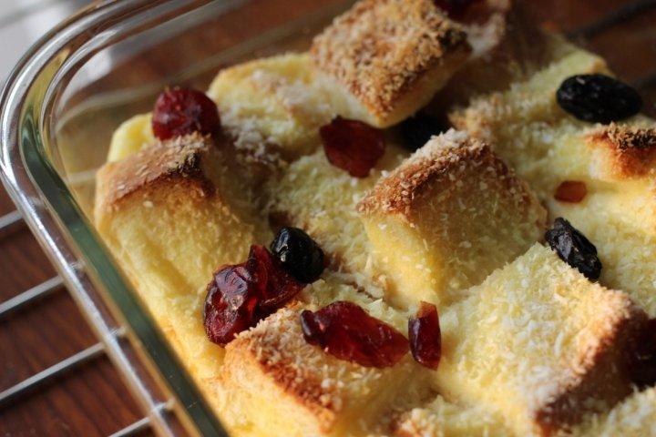 快手早餐面包布丁 | 消耗剩余吐司及淡奶油的好方法