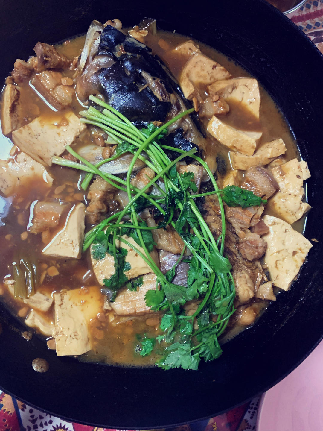 鱼头泡饼 炖鱼头（家庭版旺顺阁）