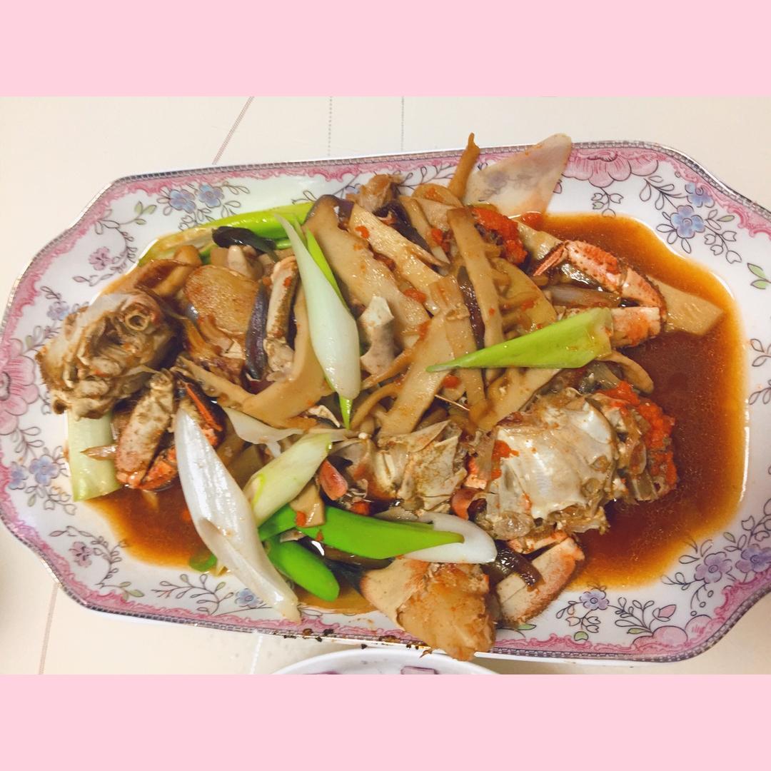 爆炒香辣面包蟹