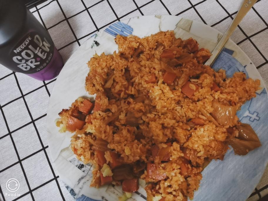 泡菜炒饭的做法