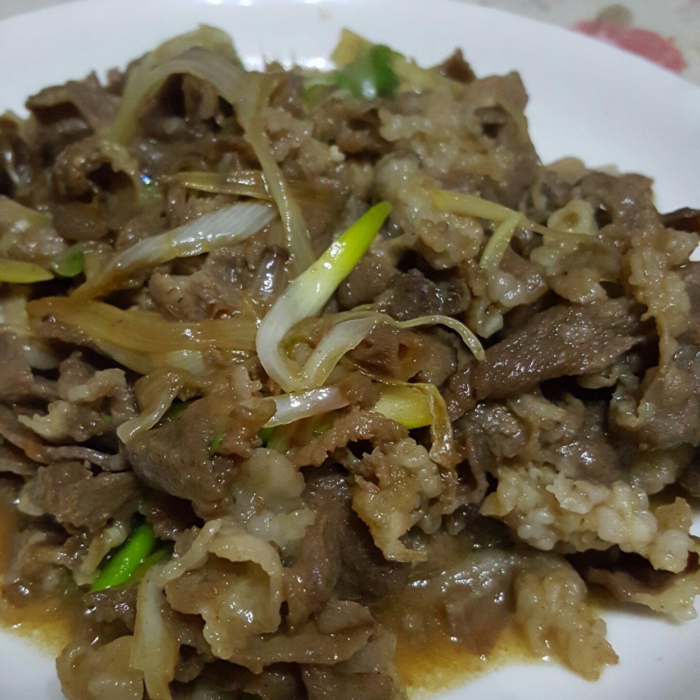 葱爆羊肉