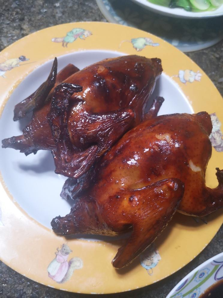 脆皮乳鸽（空气炸锅）